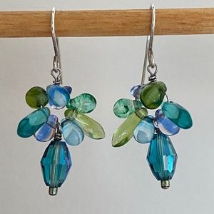 Glass beads earrings
